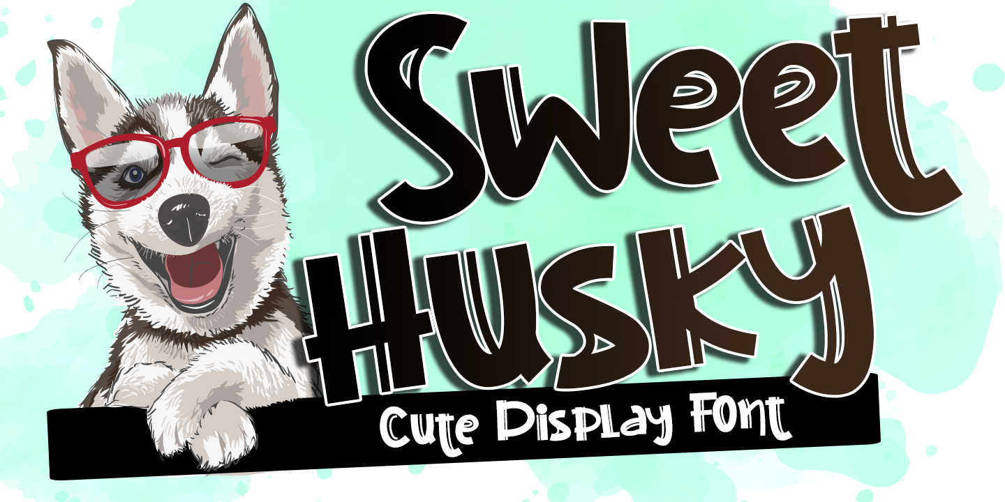 Пример шрифта Sweet Husky #1